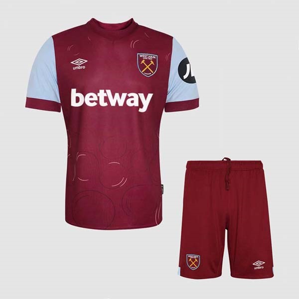 Camiseta West Ham 1st Niño 2023-2024